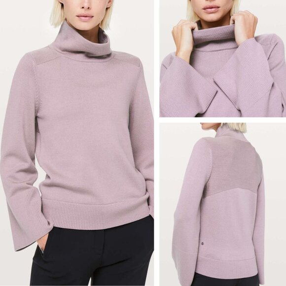 Lululemon City Trek Turtleneck Size 6 Smoky Blush - Picture 1 of 7